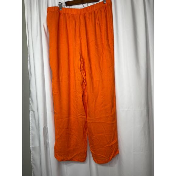 Monroe & Main slacks pants trousers women's extra large XL bright orange soft - Picture 11 of 15